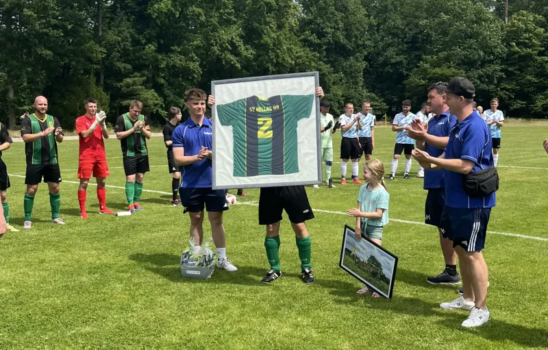 Verabschiedung am letzten Spieltag