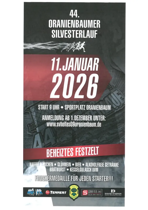 Silvesterlauf in Oranienbaum