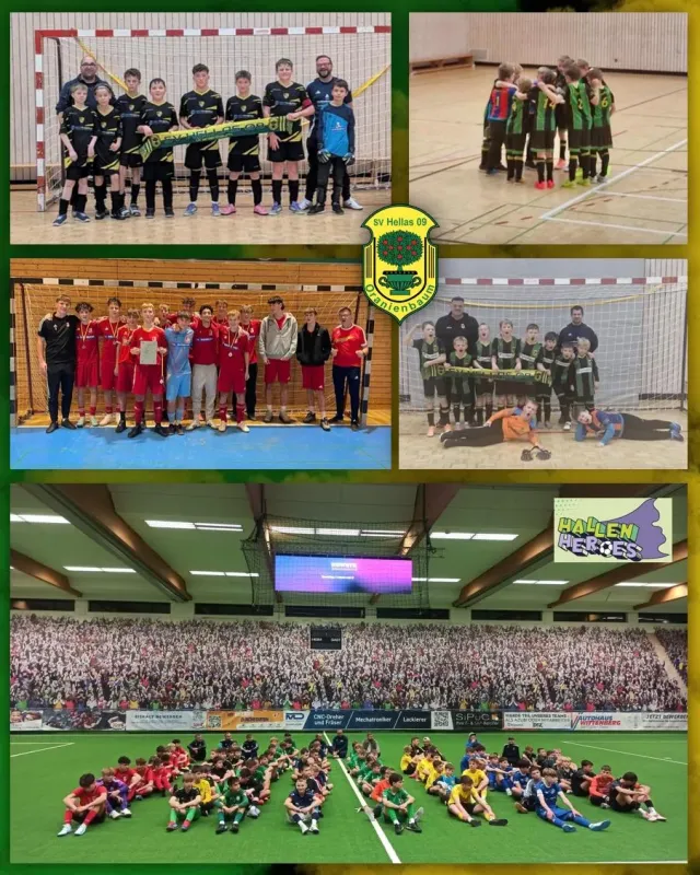 Unser Nachwuchs am Wochenende – mächtig was los in der Halle! ⚽✨