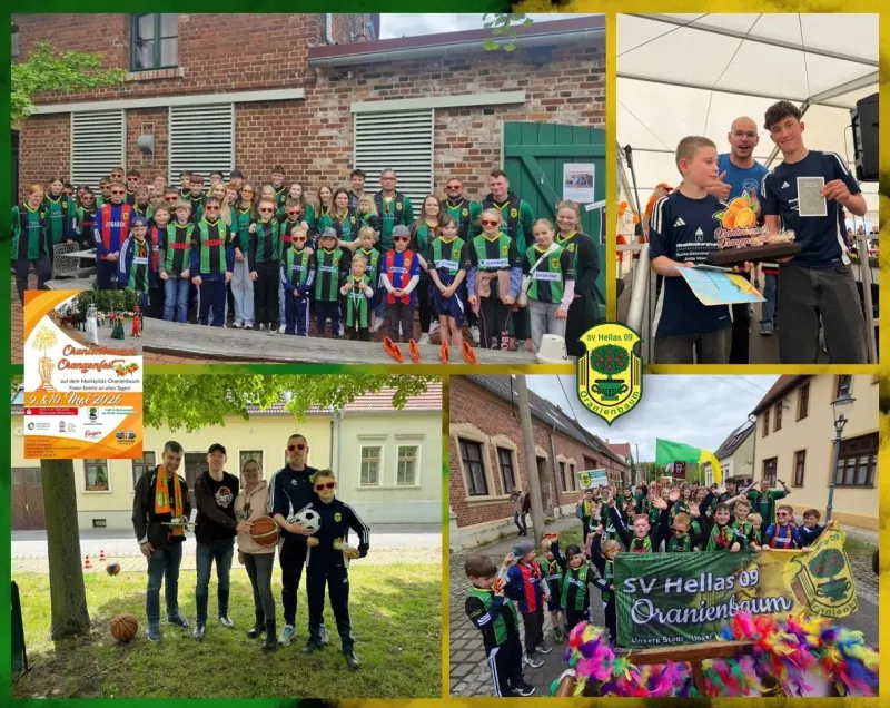 Hellas beim Orangenfest