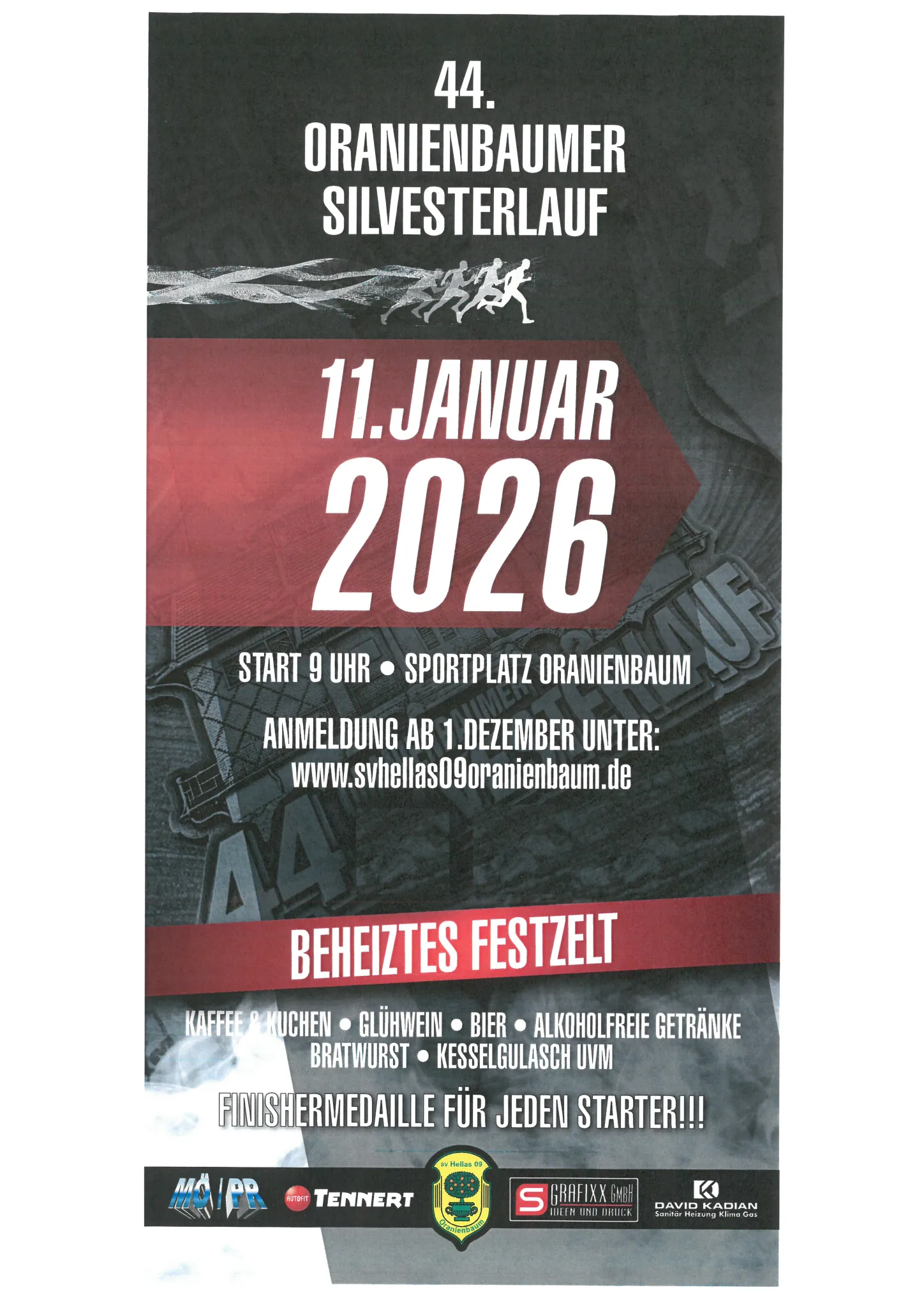 Silvesterlauf in Oranienbaum