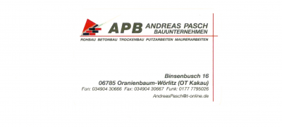 Bauunternehmen Pasch